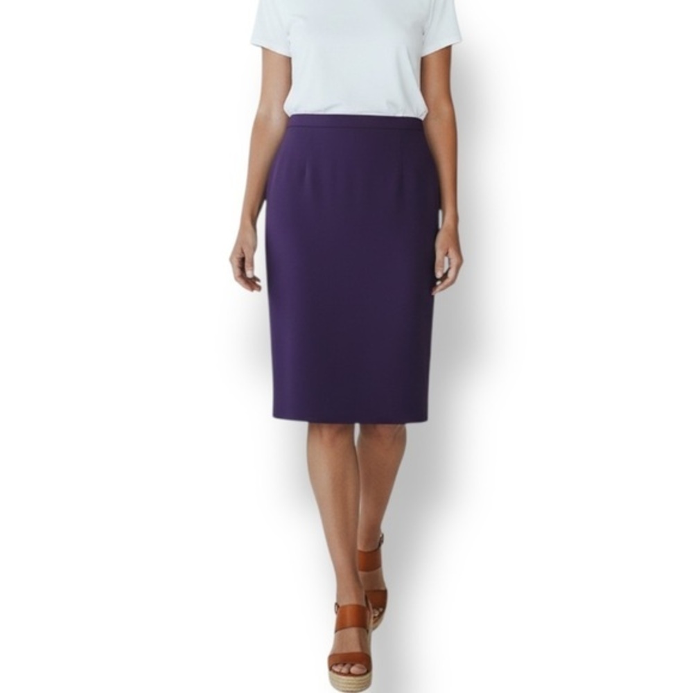 4/$20 Vintage Purple Lined Pencil Skirt Waist 24